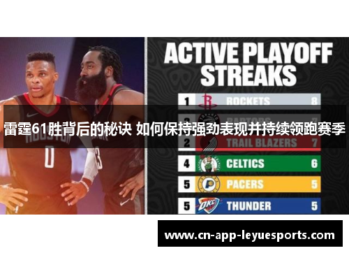 雷霆61胜背后的秘诀 如何保持强劲表现并持续领跑赛季 雷霆61胜背后的秘诀 如何保持强劲表现并持续领跑赛季
